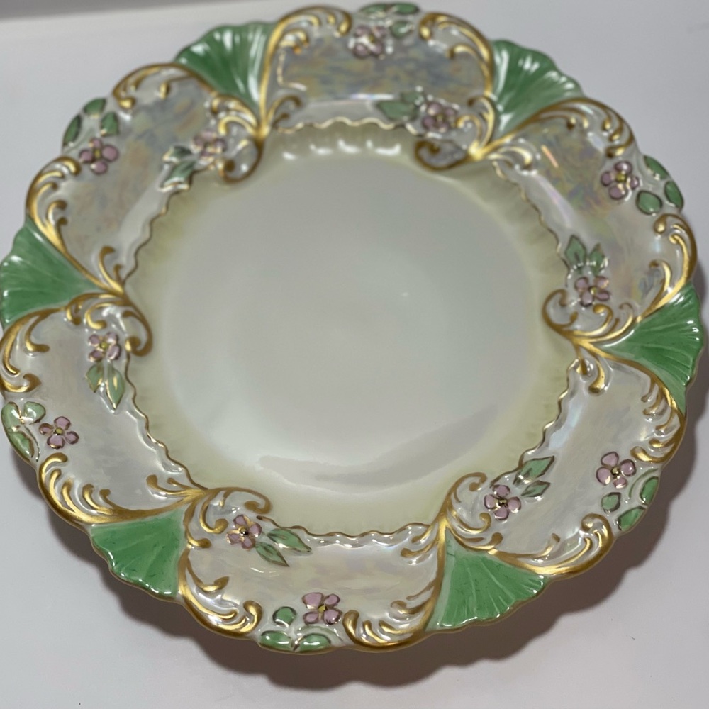 ✨ Vintage Hutschenreuther Bavaria Hand Painted Plate |Signed 1951